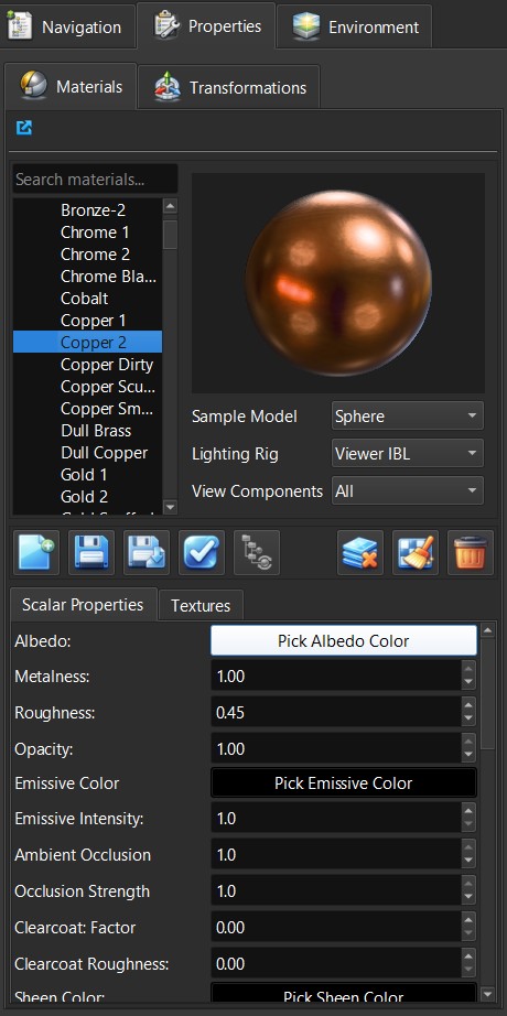 Material Editor