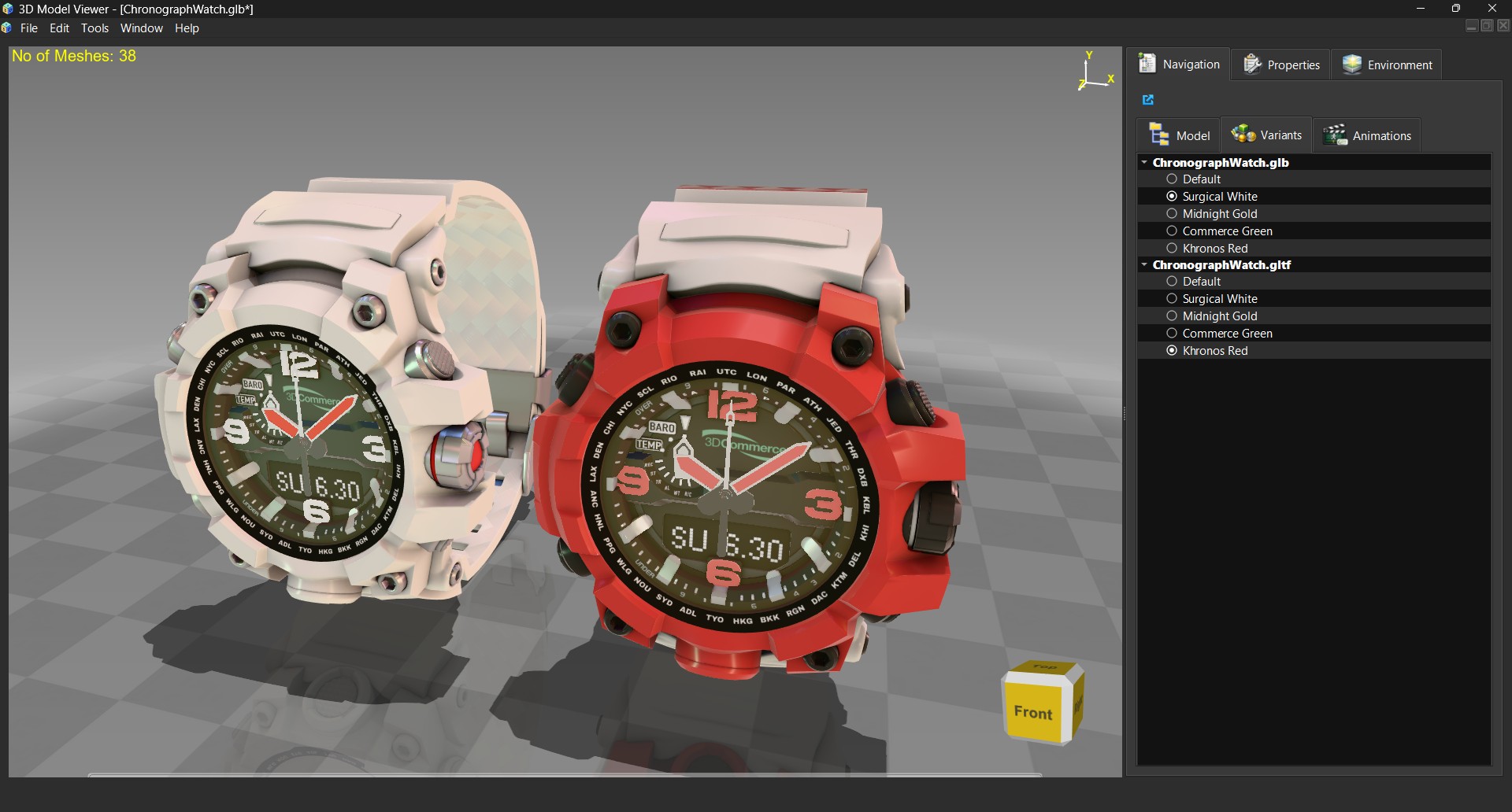 glTF Material Variants