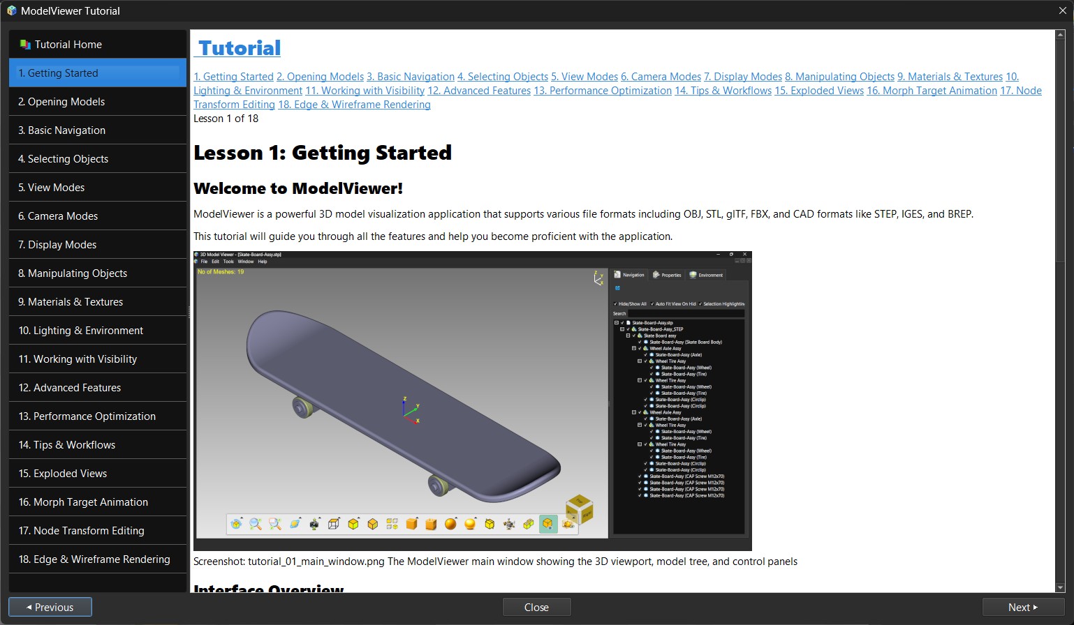 Tutorial System